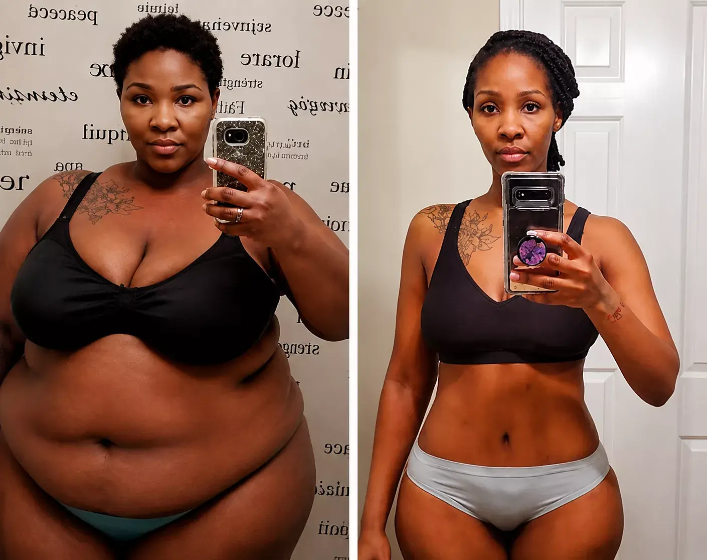 Chebet Before and After Weight Loss Transformation